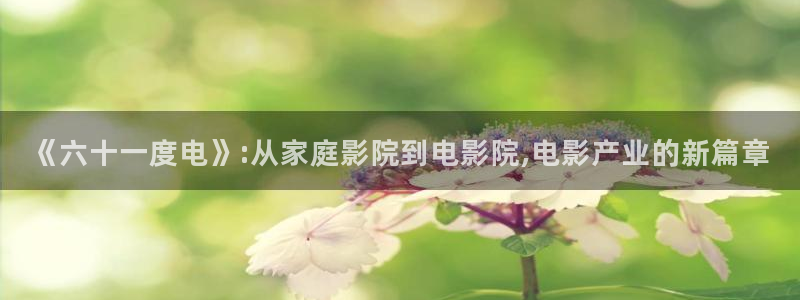 成人韩国影视：《六十一度电》:从家庭影院到电影院,电影产业的新篇章